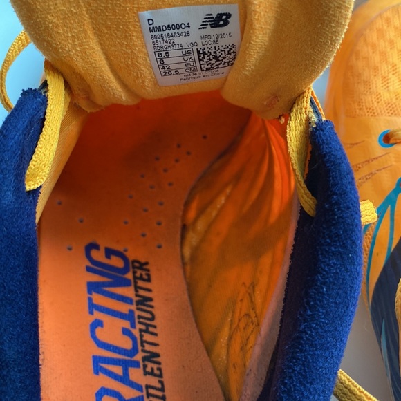 New Balance MD500v4 Track Racing trainer w/o spikes - Picture 6 of 7